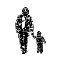 
Firefighter Father and Son Svg File | Fathers Day Shirt | Father and Son Svg | Firefighter Shirt | Like Father like Son Svg | Cut Files









